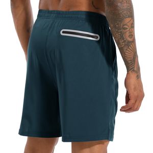 Logotipo personalizado poliéster gimnasio malla de secado rápido deportes atléticos correr deporte Fitness playa transpirable Jogging pantalones cortos sueltos para hombres - Product Image 4