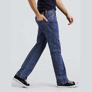 Jeans pour hommes en gros, pantalons pour hommes, logo personnalisé, pantalons stretch déchirés de haute qualité, style personnalisé, jeans pour hommes - Product Image 4