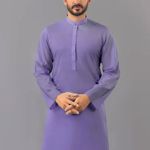 2023 Nouveautés Hommes Casual Eid Mehndi Kurta Designs Afghani Style Salwar Kameez Ensembles - Product Image 5