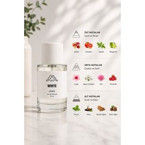 Perfume Líquido Blanco Kappa Unisex EDP, Fragancia Fresca - Product Image 2