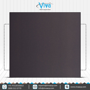 Panel compuesto de aluminio marrón Akbar VA 9010 de calidad duradera Hoja de panel de pared ACP a precio exclusivo - Product Image 3