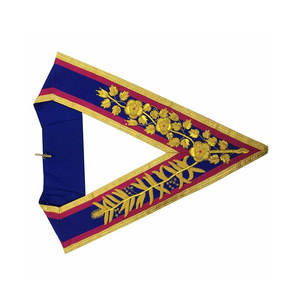 ปลอกคอมาใหม่ปลอกคออิฐแบบปรับได้ปลอกคอ Masonic เย็บปักสีตามสั่ง - Product Image 2