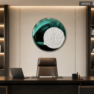 Luxury Modern Abstract Epoxy Resin Mixed Media Wall Art <b>Canvas</b> Support Base Hand-Finished Ready Hang <b>for</b> Hotel Office Home Decor - Product Image 1