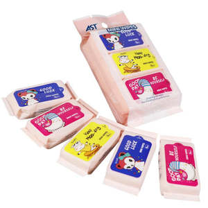 Production OEM, lot de 6 lingettes nettoyantes spéciales 14x15cm, lingettes en tissu non tissé à l'eau pure pour enfants et adultes - Product Image 3