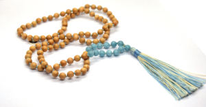 Cuentas redondas de sándalo de Buda tibetano, cuentas de sándalo - Product Image 5