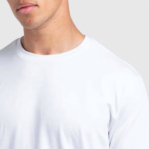 T-shirts pour hommes en coton 100% de nouvelle mode OEM, impression lourde, design personnalisé, uni - Product Image 6