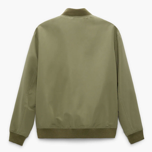 New Arrival High Quality Men's Winter Bomber <b>Jacket</b> Solid Color Waterproof Breathable OEM Patchwork Wholesale <b>Canvas</b> - Product Image 2