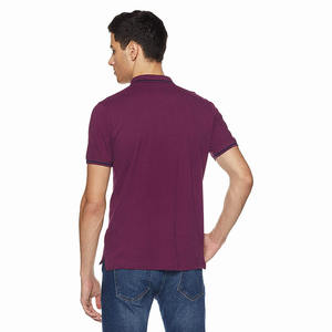 <b>Men's</b> Best Quality for <b>Polo</b> <b>Shirts</b> Custom Design Solid Maroon Golf Jerseys Anti-Wrinkle Feature - Product Image 3