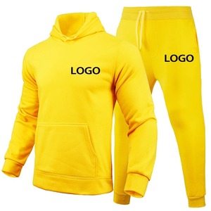 Conjunto Deportivo Informal para Hombre y Mujer, Otoño Invierno, Sudadera con Capucha y Pantalones Deportivos, Unisex, para Uso Diario, con Estampado Personalizado - Product Image 3