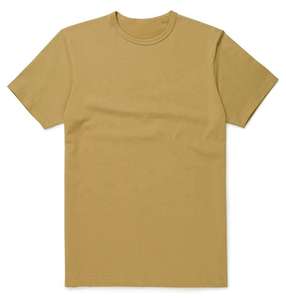 T-shirt en coton pour hommes, col rond, manches courtes, uni, basique, décontracté, streetwear pour hommes - Product Image 5