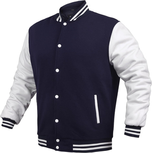 VarsityValor icónica chaqueta de invierno con capucha cuello alto largo estilo Letterman logotipo personalizado calentado CollegeBaseballjacket para hombres - Product Image 4