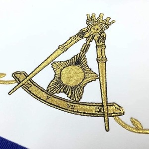 Conjunto de Mandil y Collar de Oficiales del 14º Grado de la Francmasonería, Cada Mandil con Bolsillo Trasero y Acolchado Suave - Product Image 3