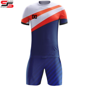 Conjunto de camisetas de fútbol personalizable, kits de fútbol personalizados para hombre, uniforme de fútbol liso de poliéster 100%, cómodo - Product Image 5
