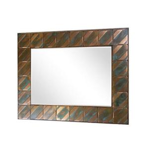 Premium Copper <b>Mirror</b> <b>Frame</b> with Artisanal Carved Design for Enhancing Modern and Contemporary Home Aesthetic - Product Image 6