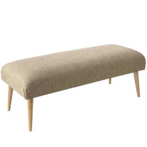 Golden Metal Frame Traditional Design Velvet Upholstery Comforting Bench Furniture <b>Storage</b> Removable Cover for Home Living Room - Product Image 4