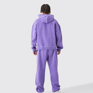 Personalizado Slim Fit 100% algodón pulóver ropa deportiva invierno transpirable chándales colección nueva llegada al por mayor hombres chándal - Product Image 2