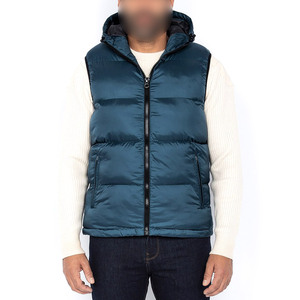 Chaleco acolchado impermeable para hombre, chaleco acolchado para exterior, Impresión de logotipo personalizado, servicio OEM al mejor precio, chaleco de color sólido para hombre - Product Image 1