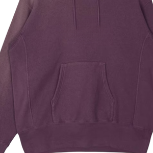 เสื้อฮู้ดลายพลัมซีดจางโอเวอร์ไซส์ผ้าคอตตอนเสื้อกันหนาวมีฮู้ดแบบสวมหัวเสื้อใส่ได้ทุกเพศเสื้อผ้าแนวสตรีทออกแบบโลโก้ได้ตามต้องการ - Product Image 2