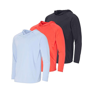 Hot Sale New Arrival 100% Cotton Winter <b>Pullover</b> <b>Men</b> Breathable Casual Printed Oem Service Custom Hooded T Shirt - Product Image 1