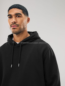 Suéter de Algodón Grueso con Hombros Caídos y Doble Capucha, Estilo Terry, para Primavera y Otoño, para Hombre y Mujer, Nuevo Suéter con Capucha, Color Sólido para Hombre - Product Image 4