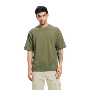 Nueva Colección de Verano: Camisetas para Hombre 100% Algodón Jersey, Personalizadas, con Hombros Caídos, Lisas, Oversize - Product Image 3