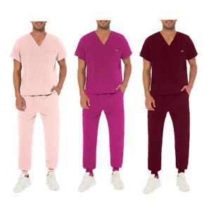 Uniformes de Enfermería para Clínica Dental, Conjuntos de Uniformes Médicos de Manga Corta, Uniformes Quirúrgicos para Mujeres y Hombres, Uniformes de Hospital - Product Image 4