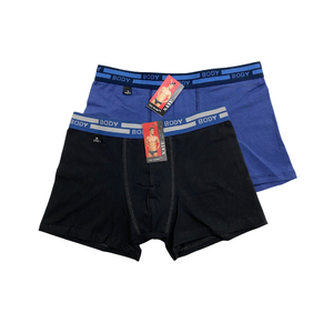 กางเกงบ็อกเซอร์สำหรับผู้ชายเอวกลางเอวโพลีเอสเตอร์พลัสไซส์ - Product Image 1