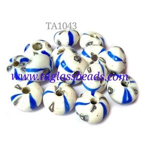 Perles de verre rondes multicolores de qualité supérieure en Inde pour la fabrication de bijoux et de cristaux au chalumeau - Product Image 5