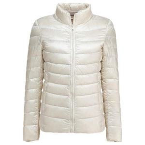 Chaquetas transpirables más vendidas para mujer Chaqueta básica de mujer de alta calidad de color negro completo - Product Image 1