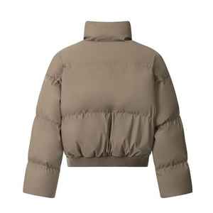 Vente en gros Manteau matelassé d'hiver Vêtements Streetwear d'hiver unisexe personnalisés Veste en duvet coupe-vent à la mode - Product Image 4
