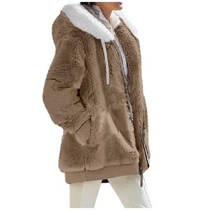 Chaquetas de Forro Polar Tejidas para Mujer, Otoño/Invierno, Cierre Completo, Logotipo Personalizado, Transpirables, Resistentes al Viento, Ropa Deportiva para Exteriores, Talla XL, Estampadas - Product Image 4