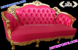 Luxury Wedding Couch for Ring Ceremony Elegant Wedding <b>Sofa</b> for Reception Party <b>Gold</b> Plated Wedding <b>Sofa</b> for Bride & Groom USA - Product Image 5