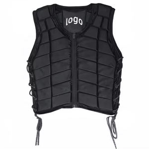 Chaleco de seguridad para montar a caballo, chaqueta, Protector corporal, chaleco acolchado ecuestre - Product Image 4