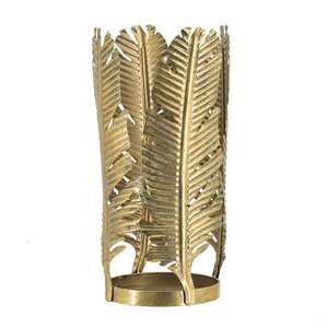 Casting Aluminum metal <b>Candle</b>-Hurricane Home Decorative <b>Gold</b> Finished <b>Candle</b> Votive - Product Image 2