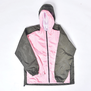 Veste coupe-vent légère de haute qualité pour hommes Logo personnalisé col montant fermeture éclair vente en gros dernière conception d'usine imperméable - Product Image 2