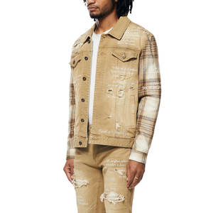 Ensemble Veste et Pantalon Jean Homme Hiver Hip Hop Respirant 100% Coton - Product Image 4