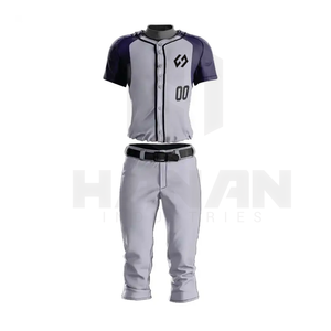 Kits de uniformes de béisbol de calidad superior, conjunto transpirable y duradero para práctica de partidos y entrenamiento a buen precio - Product Image 1