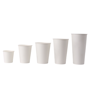 Impression personnalisée résistante aux fuites de qualité alimentaire et tailles disponibles Verre en papier écologique pour cafés fêtes et bureaux - Product Image 1