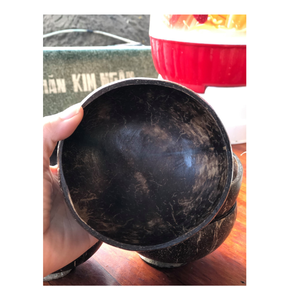 <b>Coconut</b> Shell <b>Bowl</b> Polished and Light Ideal for Indoor Outdoor Dining or Sustainable Gift Giving - Product Image 6