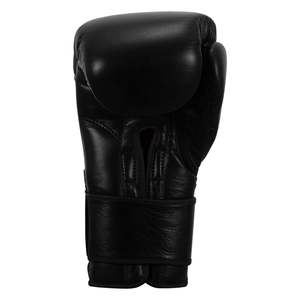 Guantes de entrenamiento acolchados de látex negro, guantes de combate de alta calidad de 12oz y guantes de boxeo de lucha para profesionales - Product Image 5