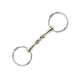 OEM KK ultra Gag bit sensogan 16mm | ดอกฝึกม้าแบบข้อต่อคู่ทำจากสเตนเลสสตีลสำหรับขี่ม้าอังกฤษ & กระโดด - Product Image 6