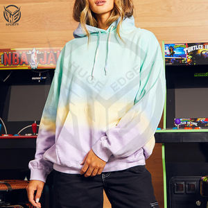 Custom Logo Pullover <b>Tie</b> <b>Dye</b> <b>Hoodie</b> for Women 2025 New Design Customized Spring Autumn <b>Tie</b> Dyeing 100% Cotton Hooded Collar - Product Image 6