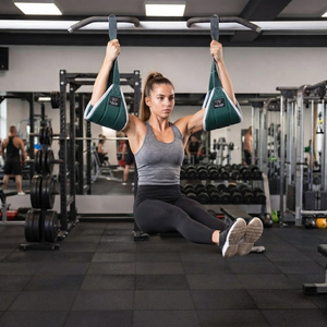 Correa de Ejercicio AB con Cinta de Nylon Reforzada y Cierre Elástico Ajustable para Levantamientos de Piernas, Entrenamiento de Core y Gimnasio - Product Image 2