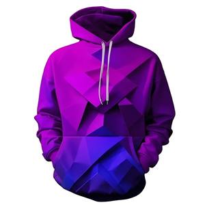 OEM ODM personnalisé nouvelle mode impression 3D sweat à capuche violet haute qualité Y2k vêtements femmes vêtements de sport décontractés automne rue vêtements - Product Image 6