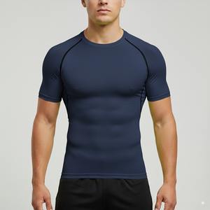 Chemise de compression MMA Rash Guard imprimée personnalisée de haute qualité pour hommes BJJ OEM Rush Guard avec chemise respirante anti-UV - Product Image 2