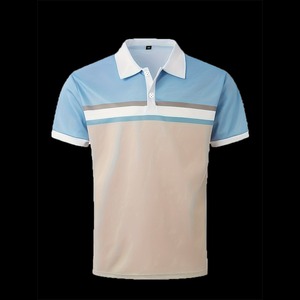 Hommes de haute qualité pour polos Logo personnalisable respirant tricoté manches courtes motif solide plus tailles extra-larges - Product Image 1