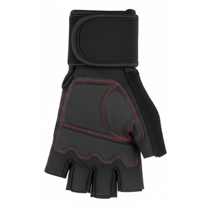 Gants de sport unisexes en néoprène respirant à demi-doigts avec logo personnalisé, pour la musculation, la musculation, l'entraînement physique, paume antidérapante - Product Image 3