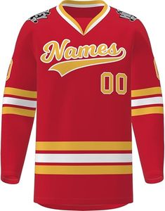 Most Popular Plus Size Adult Ice Hockey Uniform Customizable Logo Design Sleek Sets Style - Product Image 3