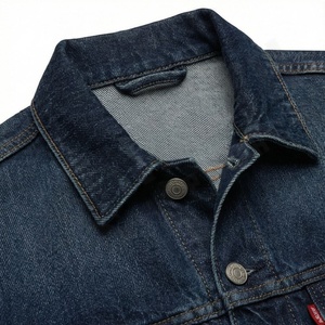 Chaqueta Vaquera de Mezclilla Transpirable de Manga Larga para Mujer, Hecha a Medida, con Forro de Algodón, Estilo Informal, Teñida Lisa, de Alta Calidad - Product Image 4