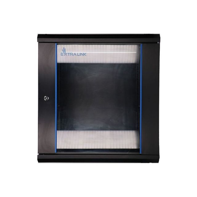 Extralink 12U 600x450 Black Rackmount Cabinet Wall Mounted EX.7263 Black EXTRALINK Rack - 12U 600 X 450